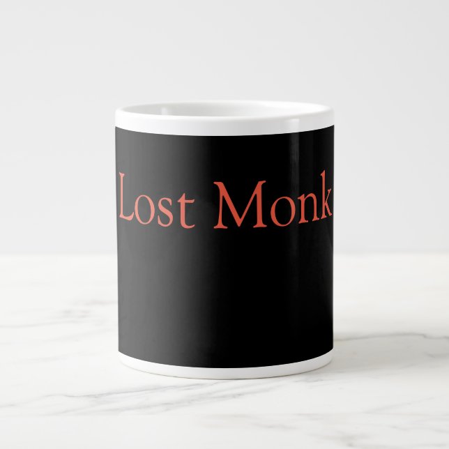 Caneca De Café Grande Mug monge perdido (Frente)
