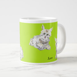 Caneca De Café Grande Mug / Pequenos Gatinhos