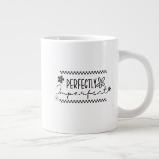 Caneca De Café Grande Mug Perfeitamente Imperfeito por Posh Little Finds