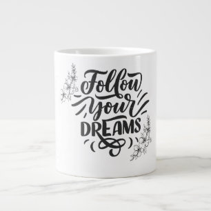 Caneca De Café Grande Mug Personalizado Elegante Projetado com Amor e Cr