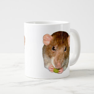 Caneca De Café Grande Mug Rato Fome
