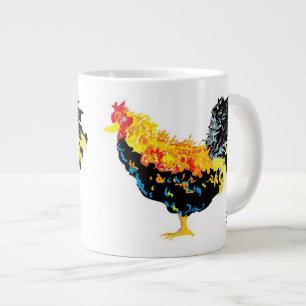 Caneca De Café Grande Mug Rooster