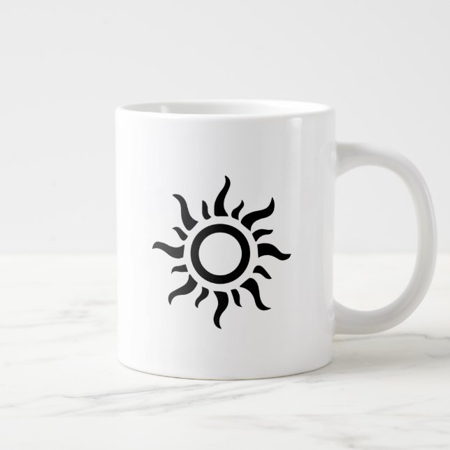 Caneca De Café Grande Mug - Sol (Direita)