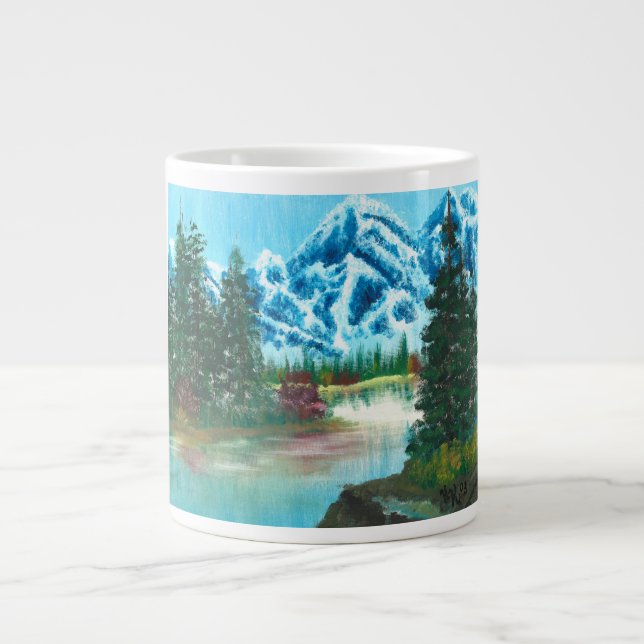 Caneca De Café Grande Mug Stream (Frente)