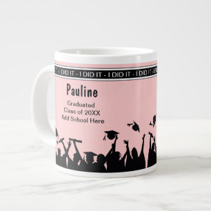 Caneca De Café Grande Mugs de Celebração de Licenciamento para Escola