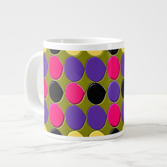 Caneca De Café Grande Muita mancha (Frente Esquerda)