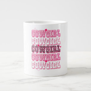 Caneca De Café Grande Muito Cowgirl