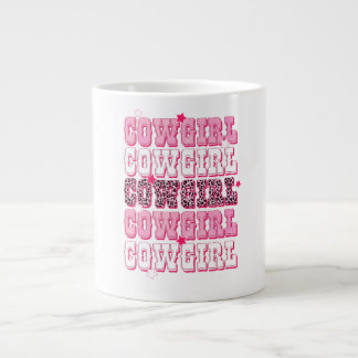 Caneca De Café Grande Muito Cowgirl