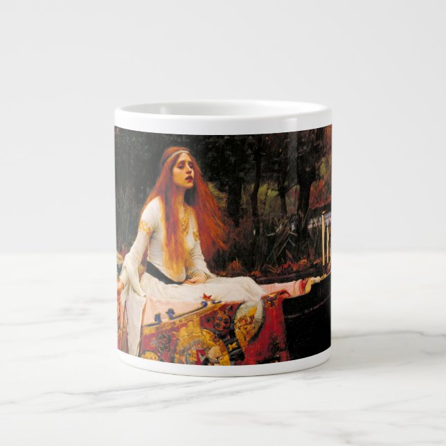 Caneca De Café Grande Mulher-d'água de Shalott (Frente)