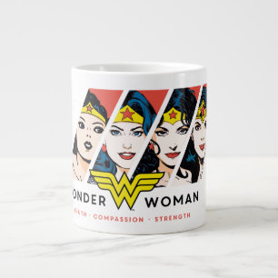 Caneca De Café Grande Mulher Maravilha: Gráfico de Evolução em Quadri