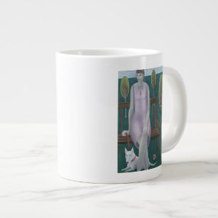Caneca De Café Grande Mulher no parque 2006