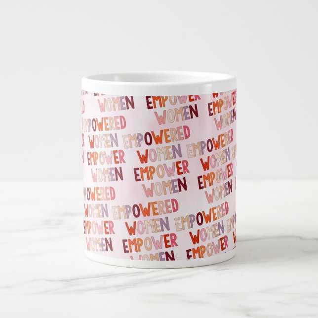 Caneca De Café Grande Mulheres Empoderadas Empoderam Mulheres (Frente)