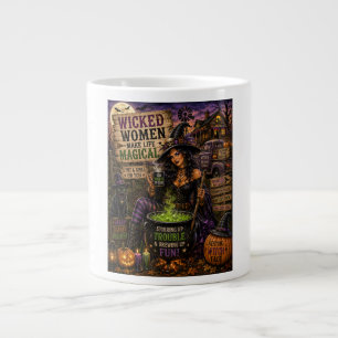 Caneca De Café Grande Mulheres Más Fazem a Vida ser Mágica