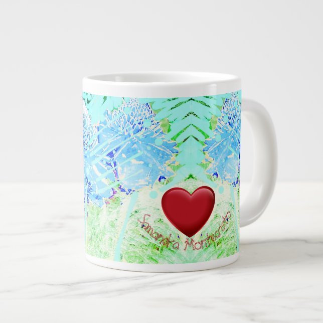 Caneca De Café Grande Multi-Bebidas do Clube das Mulheres Frescas (Frente Esquerda)