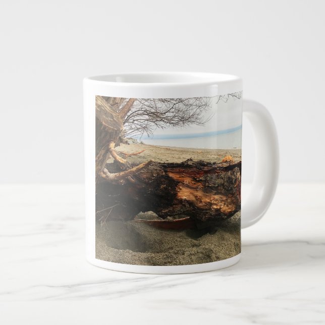 Caneca De Café Grande Murphy leva uma espiada. (Frente Esquerda)