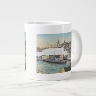Caneca De Café Grande Museu Marítimo de Sydney, do Hotel Balcony.1998