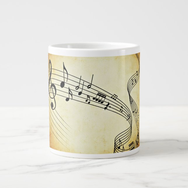 Caneca De Café Grande Música (Frente)