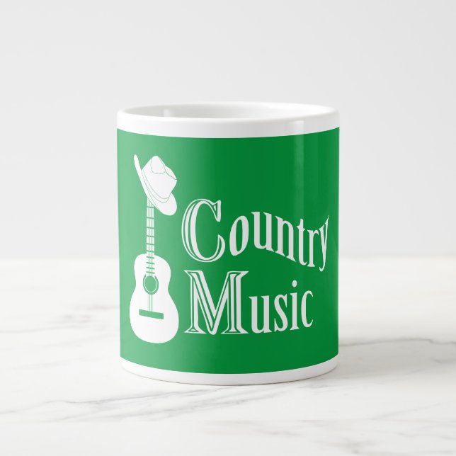 Caneca De Café Grande Música country (Frente)