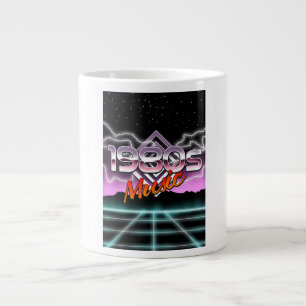 Caneca De Café Grande Música dos anos 80
