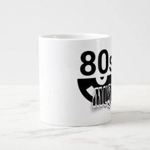 Caneca De Café Grande Música dos anos 80 - Jumbo Mug