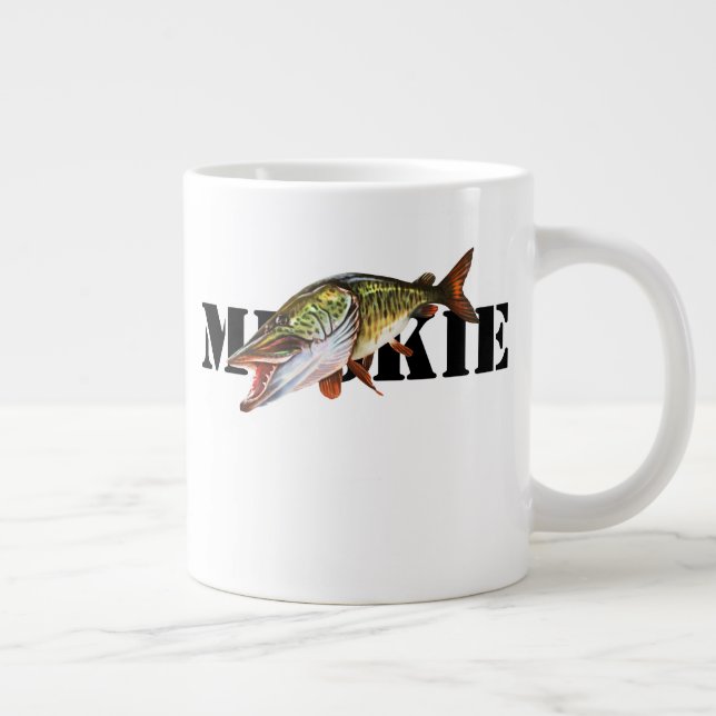 Caneca De Café Grande Muskie (Direita)