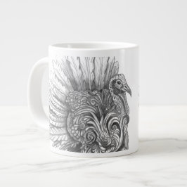 Caneca De Café Grande Mythological Turkey Mug