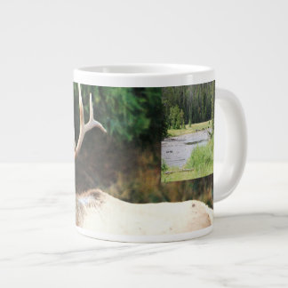 Caneca De Café Grande Nº 510 - Café Mug Jumbo, Montana ELK.