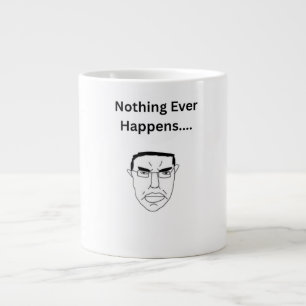 Caneca De Café Grande Nada Acontece Chudjak Wojak Meme