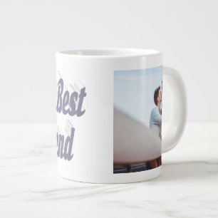 Caneca De Café Grande Namorada Fotografia de cinza