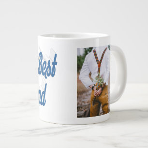 Caneca De Café Grande Namorada fotografia mar azul