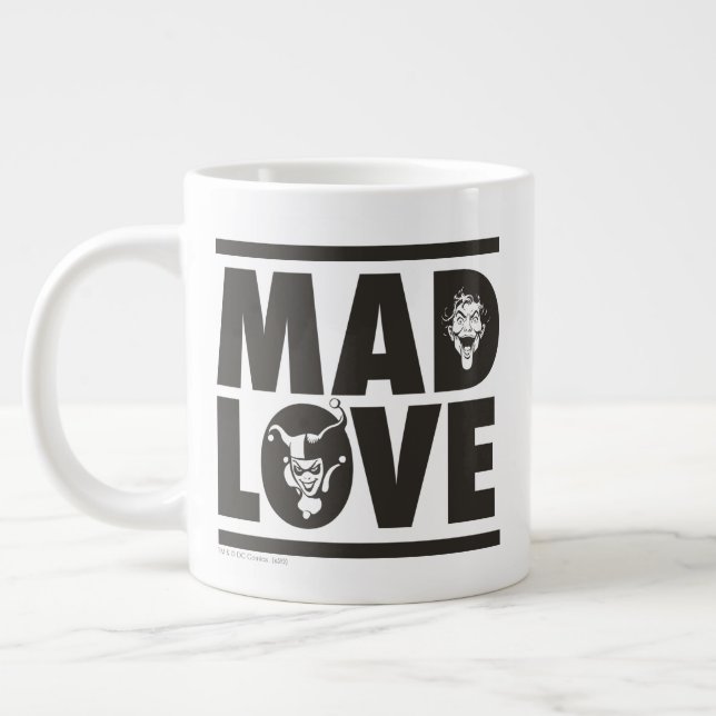Caneca De Café Grande Namorados Batman | Joker & Harley - Mad Love (Esquerda)