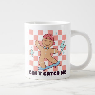 Caneca De Café Grande Não consigo me pegar sublimação de Natal