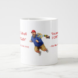 Caneca De Café Grande Não consigo parar de fazer xixi!