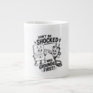 Caneca De Café Grande Não Fique Chocado – Eu Fui Castigado Primeiro! Div