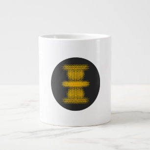 Caneca De Café Grande Não me toques   ASMR Art silencioso