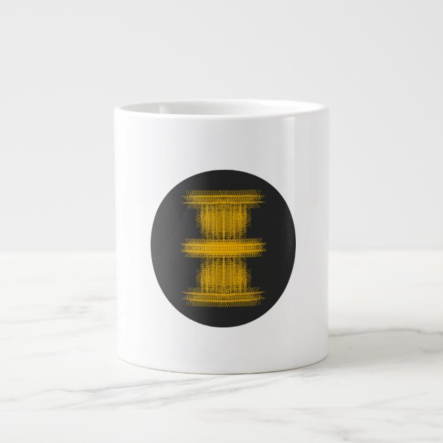 Caneca De Café Grande Não me toques | ASMR Art silencioso (Frente)