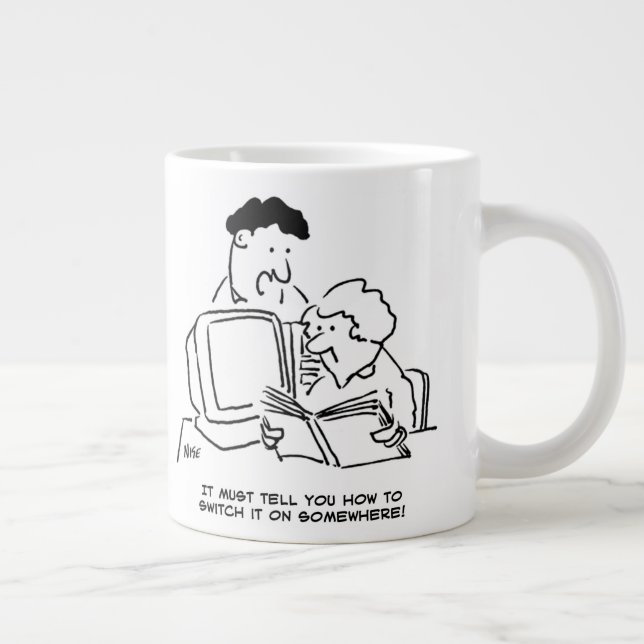 Caneca De Café Grande Não muito econômico no computador (Direita)