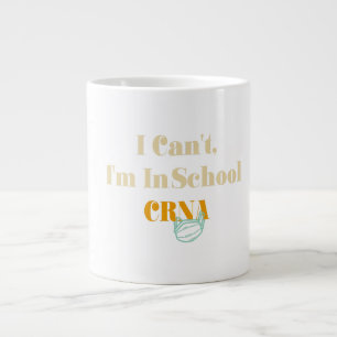 Caneca De Café Grande Não posso, estou na Escola Crna