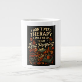 Caneca De Café Grande Não preciso de terapia, só preciso de espiões de f
