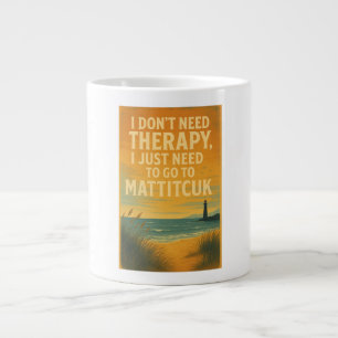 Caneca De Café Grande Não preciso de terapia, só preciso do Mattitcuk