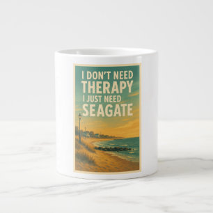 Caneca De Café Grande Não preciso de terapia, só preciso do Portão do Ma