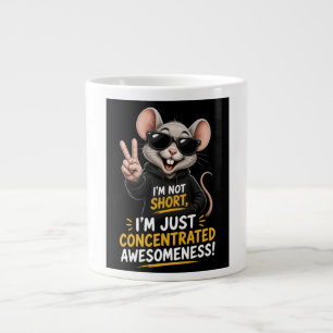 Caneca De Café Grande Não Sou Baixo, Sou um Rato de Tamanho Divertido