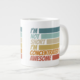 Caneca De Café Grande Não sou pequeno, estou concentrado, muito engraçad