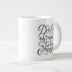 Caneca De Café Grande Não Tenha Medo De Ser Você Mesmo
