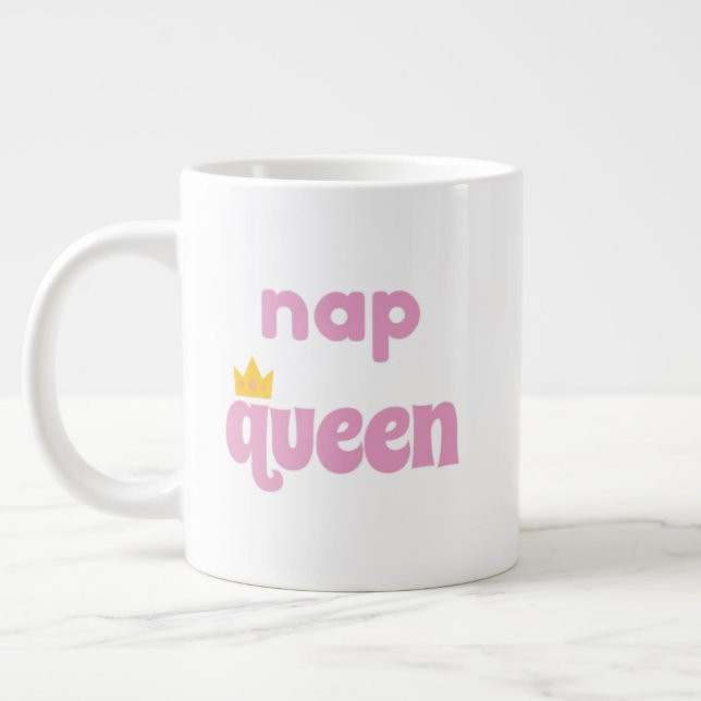 Caneca De Café Grande Nap Queen Mug (Esquerda)