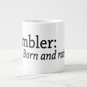 Caneca De Café Grande Nascer âmbar e levantado