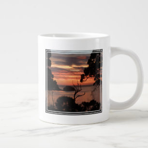 Caneca De Café Grande Nascer do Sol Sobre Freycinet Np