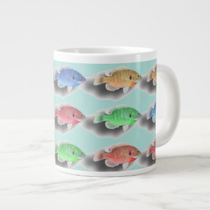 Caneca De Café Grande Natação dos peixes