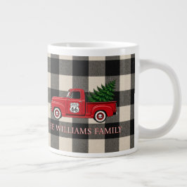 Caneca De Café Grande Natal com Xadrez de Búfalo Rota 66 Café
