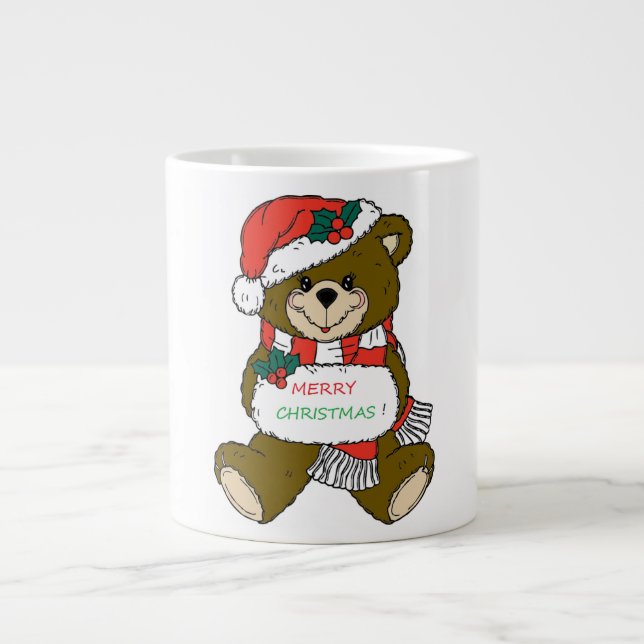 CANECA DE CAFÉ GRANDE "NATAL DE MERRÍCULA" (Frente)